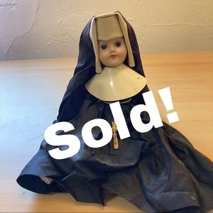 Vintage 12" Catholic nun doll
